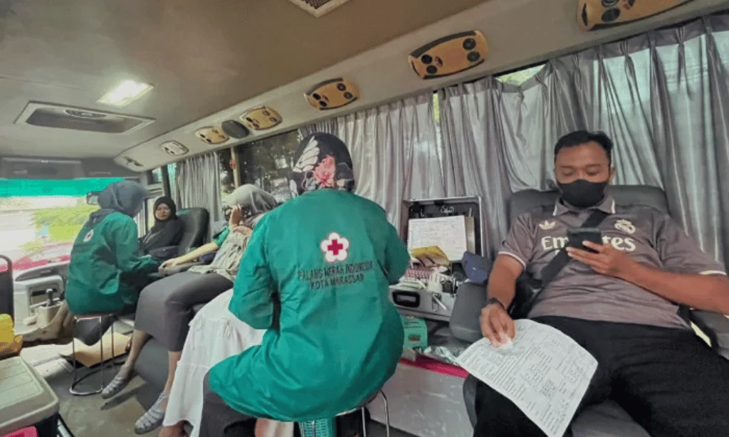 Peduli Kesehatan Masyarakat, Dinkes Gandeng Palang Merah Indonesia Gelar Donor Darah